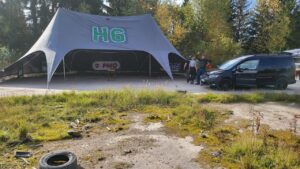 Namiot Gwiazda 14x9m