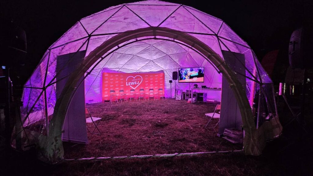 Namiot sferyczny 10m